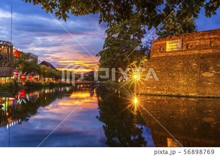 Chiang Mai old city ancient wall and moat (KATAM Chiang Mai old city ancient wall and moat (KATAM 56898769