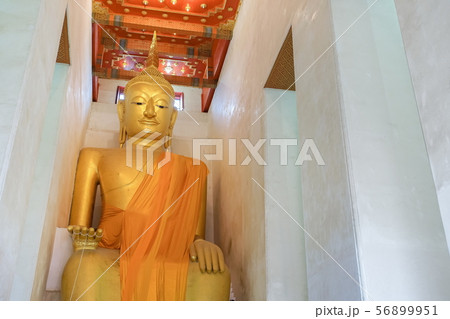 The big Buddha in Wat Pa Lelai, Suphan Buri, The big Buddha in Wat Pa Lelai, Suphan Buri, 56899951