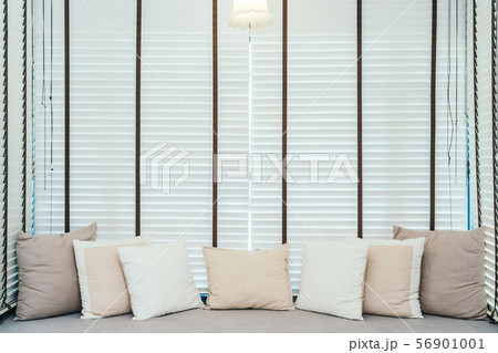 Comfortable pillow on sofa decoration 56901001