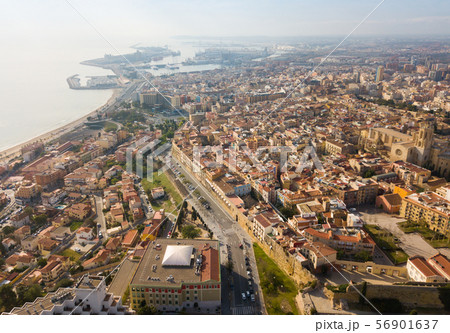 Aerial view of the spanish city of Tarragona. Spain 56901637