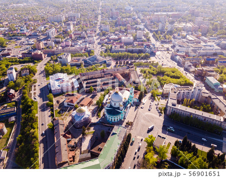 Aerial view of Kursk with Monastery, Russia Aerial view of Kursk with Monastery, Russia 56901651