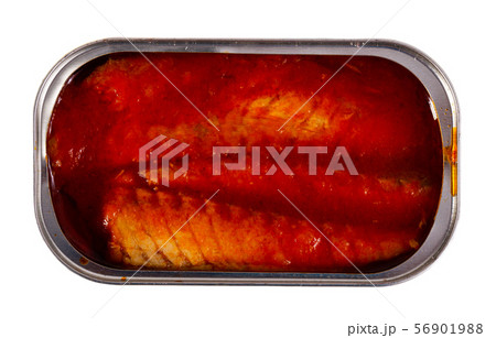 Mackerel fillet in tomato sauce in can Mackerel fillet in tomato sauce in can 56901988
