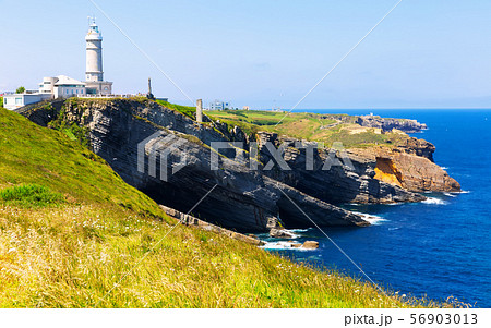 Cape Mayor with lighthouse, Santander, Spain 56903013