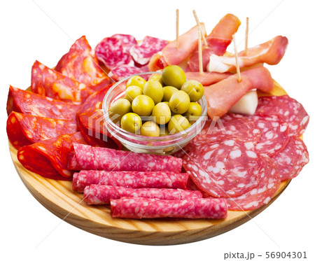 Spanish meat antipasto platter 56904301