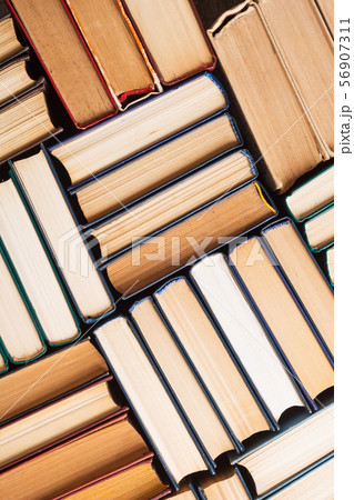 Collection of old books in library 56907311