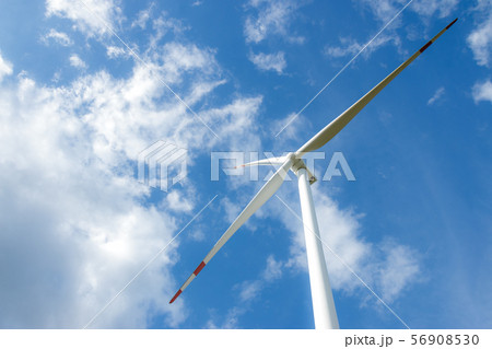 Wind turbine farm power generator in beautiful 56908530