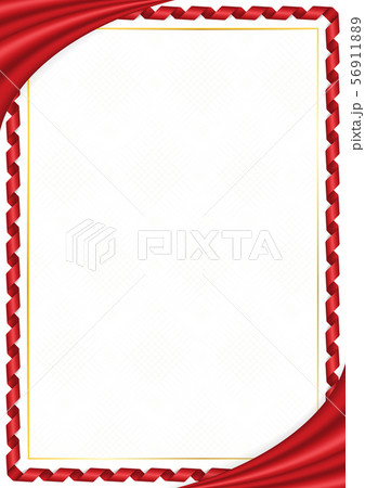 Border made with China national colors 56911889