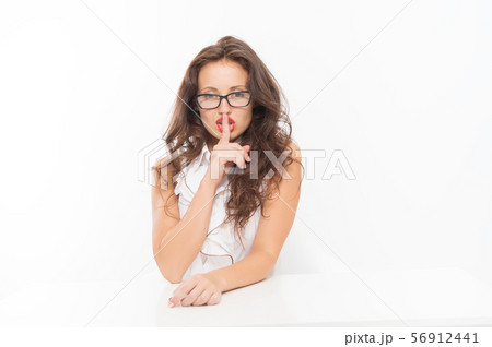 Secretary concept. Business conference. Lady Secretary concept. Business conference. Lady 56912441