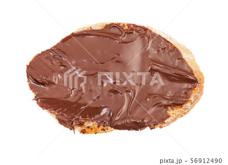 sandwich with bread and cocoa and hazelnut spread 56912490