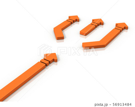 進化を表すアブストラクト3DCG 進化を表すアブストラクト3DCG 56913484