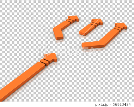 進化を表すアブストラクト3DCG 進化を表すアブストラクト3DCG 56913484