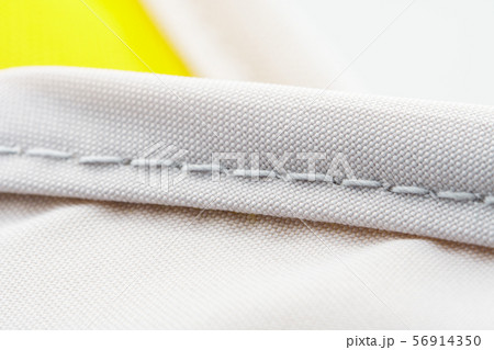 Finishing seam of a sports backpack macro 56914350