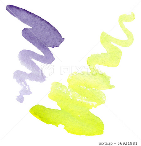 Abstract watercolor paper splash shapes. Watercolor background set. Isolated brush stain Abstract watercolor paper splash shapes. Watercolor background set. Isolated brush stain 56921981