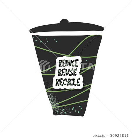 Reduce Reuse Recycle concept. Vector color design. 56922811