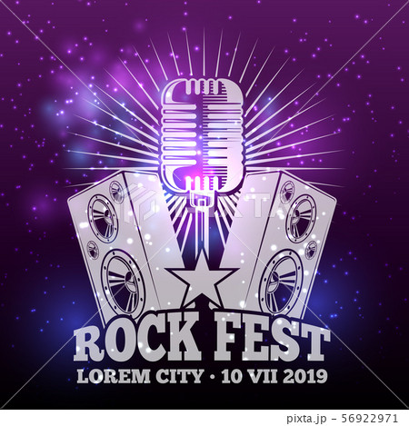 Music fest banner design 56922971