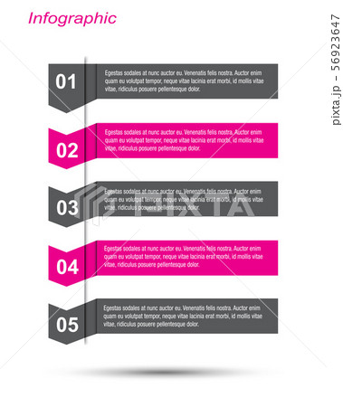 Info-graphic design template. 56923647