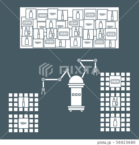 Smart automatic robotic sorting of drugs 56923680