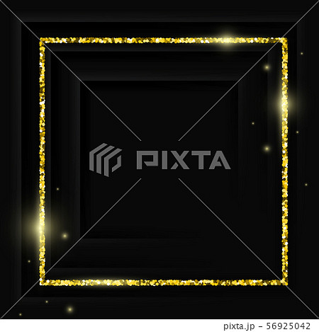 Gold Square Frame or Golden Luxury Rectangular 56925042