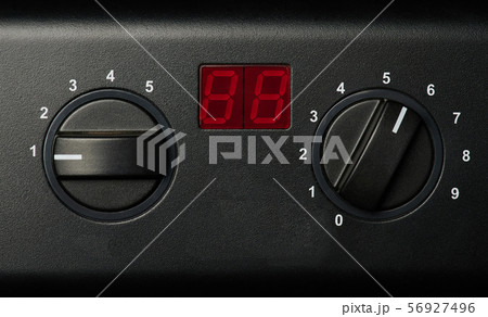 Two circle knobs with digital panel 56927496