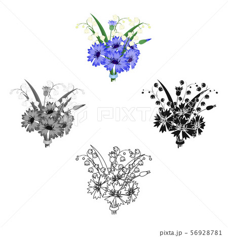 A bouquet of fresh flowers single icon in cartoon,black,black,monochrome,outline style for design 56928781