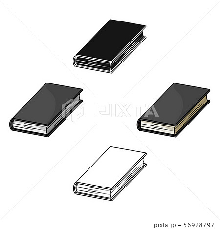 Black book icon in cartoon,black style isolated on white background. Books symbol stock vector Black book icon in cartoon,black style isolated on white background. Books symbol stock vector 56928797