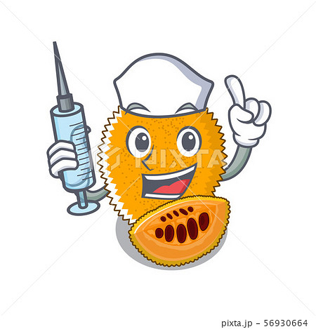 Nurse gac fruit with the character shape 56930664