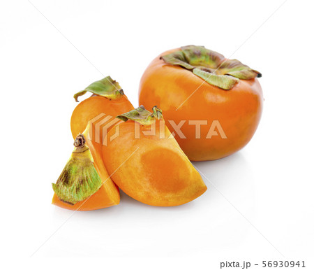 Persimmon fruit isolated on white background 56930941