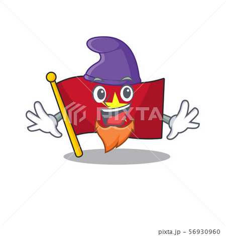 Elf vietnam flag in the cartoon shape Elf vietnam flag in the cartoon shape 56930960