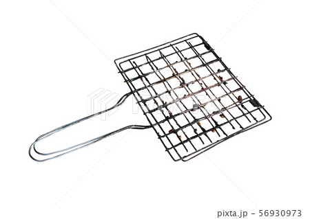 Rust colander grating grill for roast isolated on 56930973