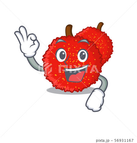 Okay sweet bayberry fruit in character shape 56931167