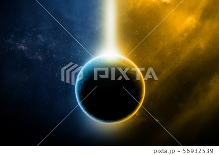 Abstract outer earth space nebula fantasy Abstract outer earth space nebula fantasy 56932539