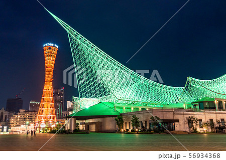 《兵庫県》神戸・メリケンパークの夜景 56934368