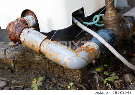 屋外水道管　配管 56935948