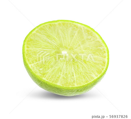 Lime slices an isolated on white background Lime slices an isolated on white background 56937826