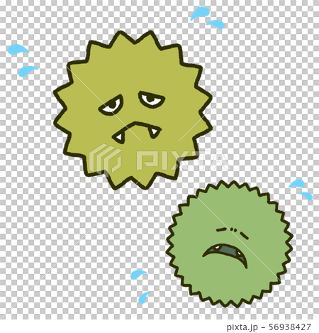 Weak virus brothers, hand-drawn illustration 56938427