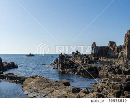 越前加賀海岸国定公園 東尋坊の景色 越前加賀海岸国定公園 東尋坊の景色 56938610