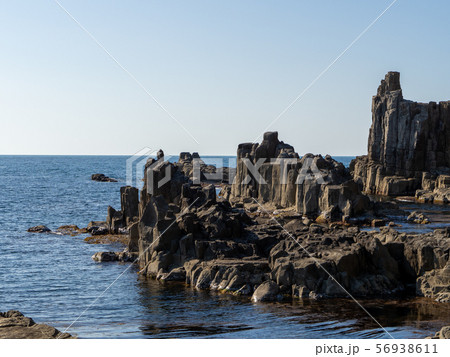 越前加賀海岸国定公園 東尋坊の景色 越前加賀海岸国定公園 東尋坊の景色 56938611