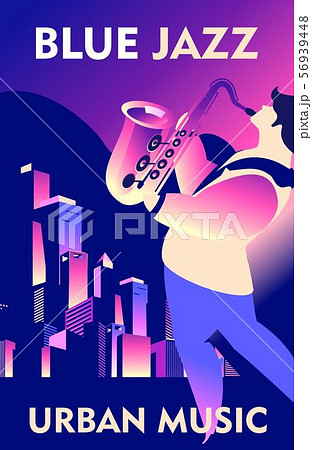 Jazz Music Posterのイラスト素材