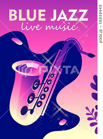 Jazz Music Posterのイラスト素材