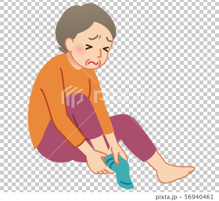 股関節痛　高齢者 56940461