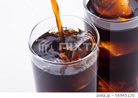 アイスコーヒーの写真素材