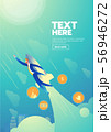 Businessman startup poster with text 56946272