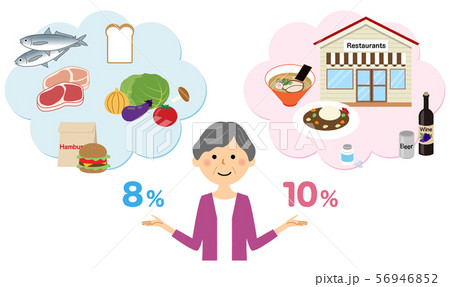 消費税アップ 軽減税率 56946852