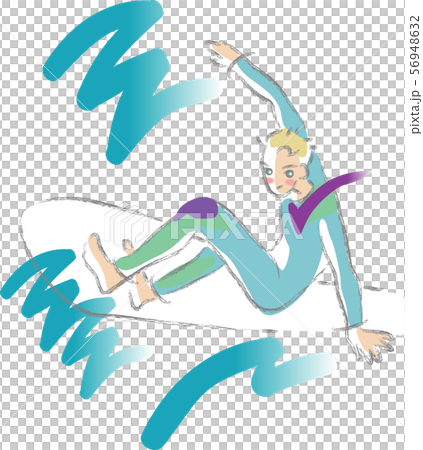 サーフィンをする男性 56948632