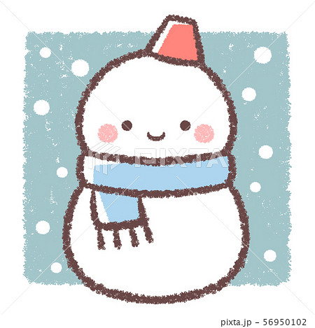 最速 雪だるま イラスト かわいい 手書き