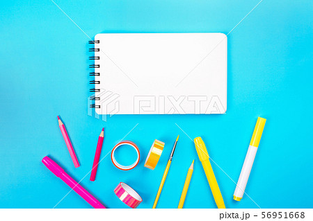 Back to school flat lay frame Back to school flat lay frame 56951668