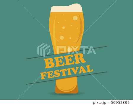 Oktoberfest Beer Festival. Glass of beer Oktoberfest Beer Festival. Glass of beer 56952392