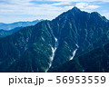北アルプス剱岳の雄姿 56953559