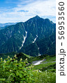 北アルプス剱岳の雄姿 56953560