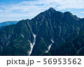 北アルプス剱岳の雄姿 56953562